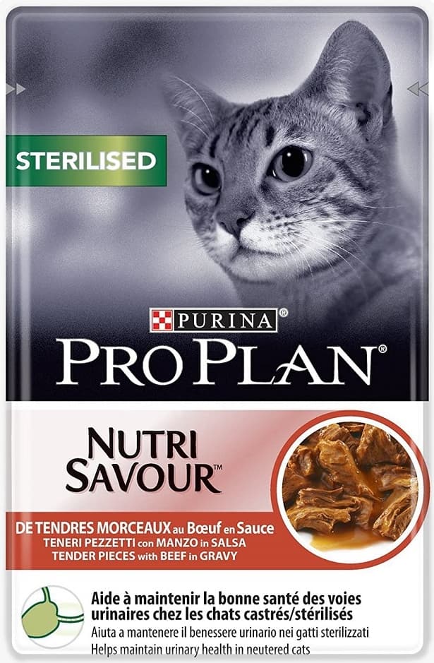 Pro Plan Sterilized with Beef 